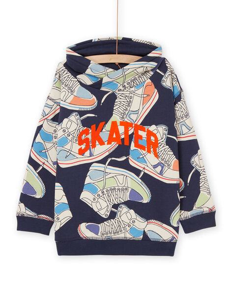 Kapuzen-Sweatshirt mit Sneaker-Print ROPURSWE1 / 23S902L2SWE705