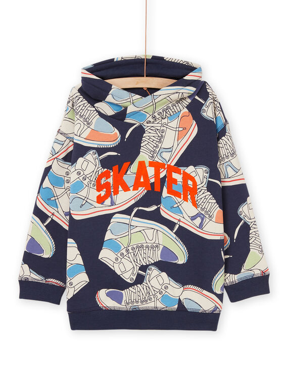Kapuzen-Sweatshirt mit Sneaker-Print ROPURSWE1 / 23S902L2SWE705