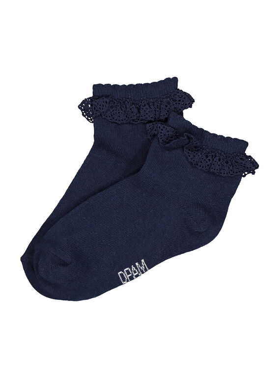 Kurze Socken für Mädchen FYAJOCHO11A / 19SI01Y6SOQ070