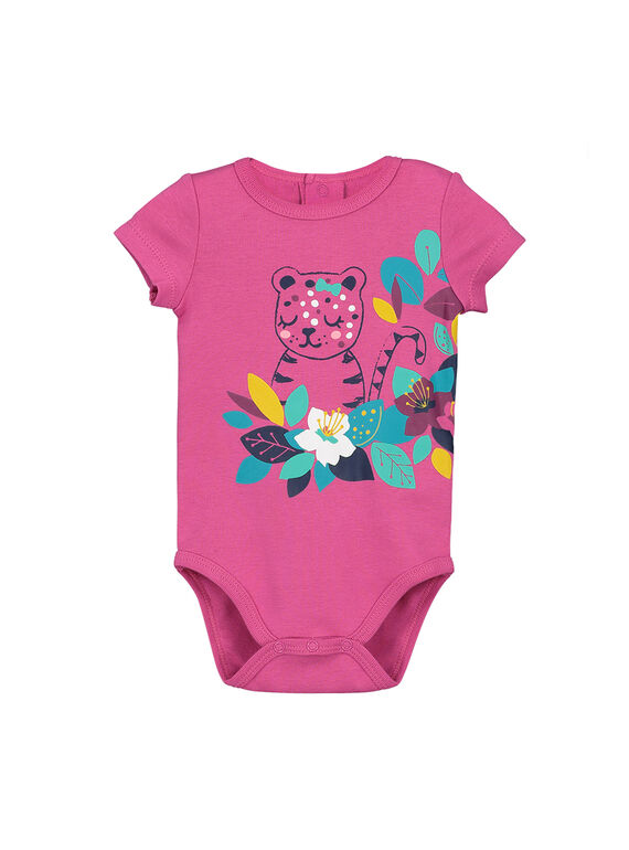 Kurzärmeliger Body für Babys Mädchen FEFIBODPAN / 19SH13I5BDL712