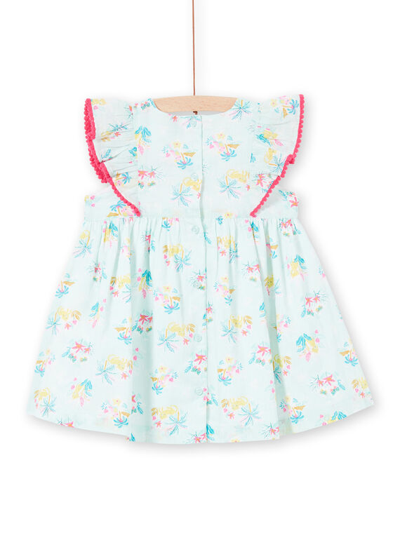 Baby Mädchen blaues Kleid LIVERROB1 / 21SG09Q2ROBG622