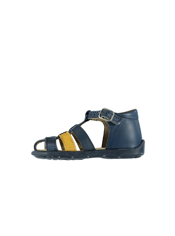 Sandalen aus Leder für draußen Babys Jungen FBGSANDBI2 / 19SK38D1D0E070