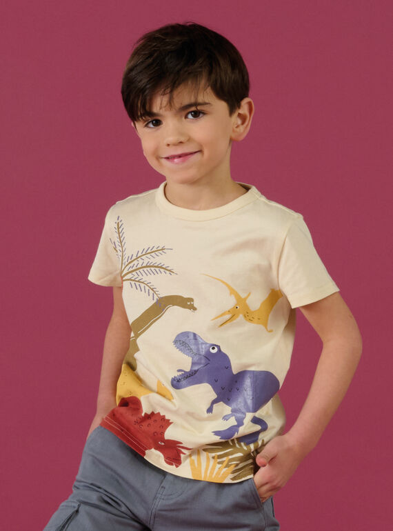Dinosaurier-Animations-T-Shirt mit Jelly-Print ROMAGTI4 / 23S902T2TMCA002