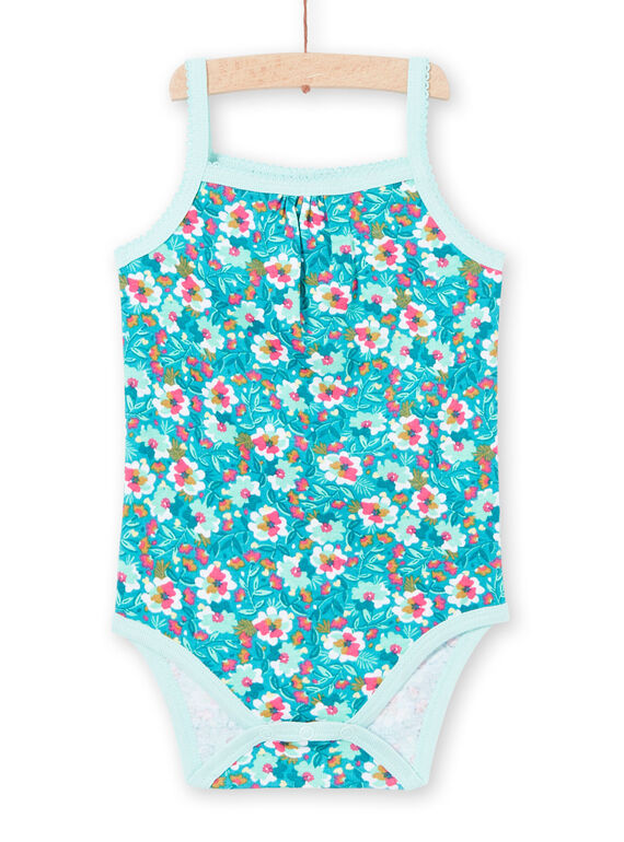 Baby Mädchen türkis Bodysuit LEFIBODMOT / 21SH13G3BDLC216