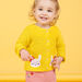 Mimosengelbe Strickjacke für Baby Mädchen