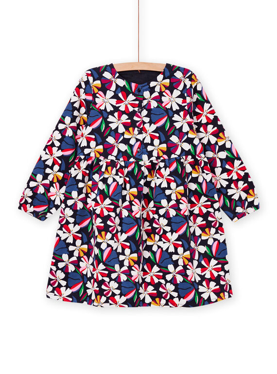 Samtkleid mit Blumenprint PAMUROB1 / 22W901R1ROBC243