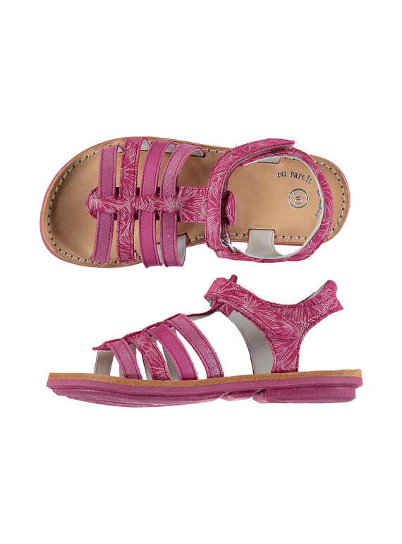 Sandalen mit mehreren Riemchen für draußen Mädchen FFSANDMIN2 / 19SK35D1D0E304