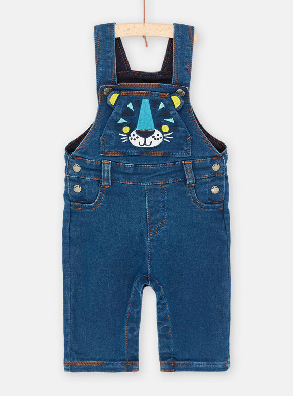 Blaue Jeans-Latzhose für Baby-Jungen SUDUSAL / 23WG10P1SALP274
