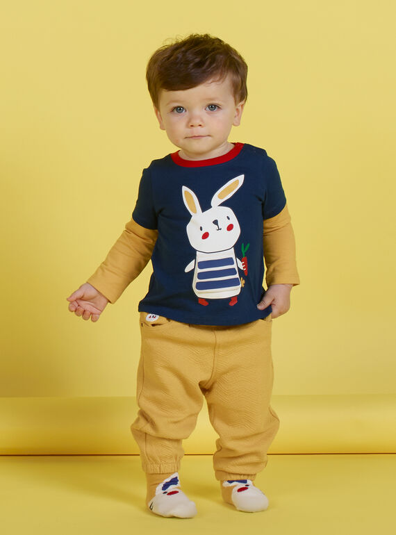 Gelbe Hose für Baby-Jungen MUMIXPAN2 / 21WG10J1PAN117