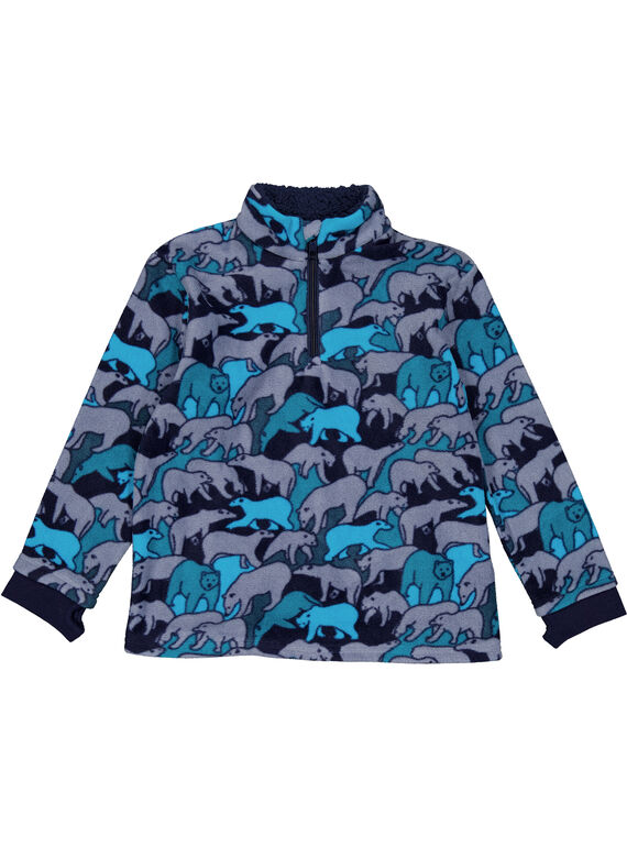 Graues Sweat-Shirt GOSKIPUL / 19W902W1SWE940