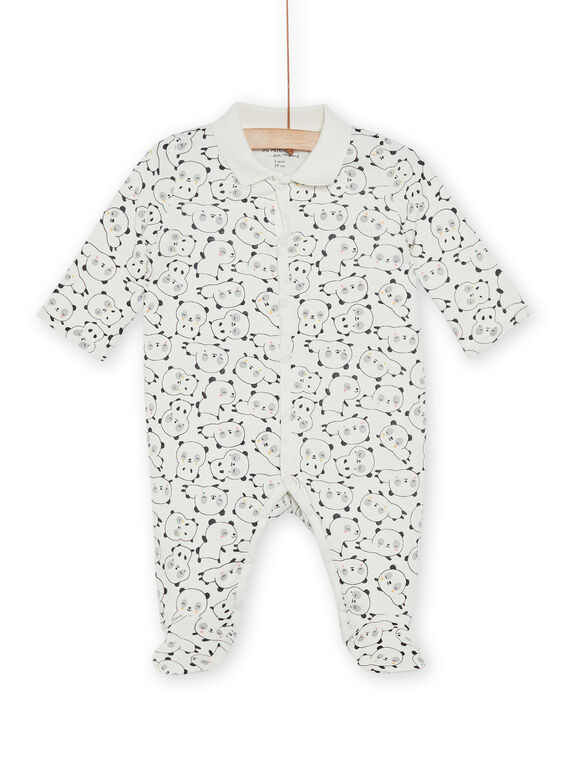Strampler mit Panda-Print POU1GRE3 / 22WF0481GRE001