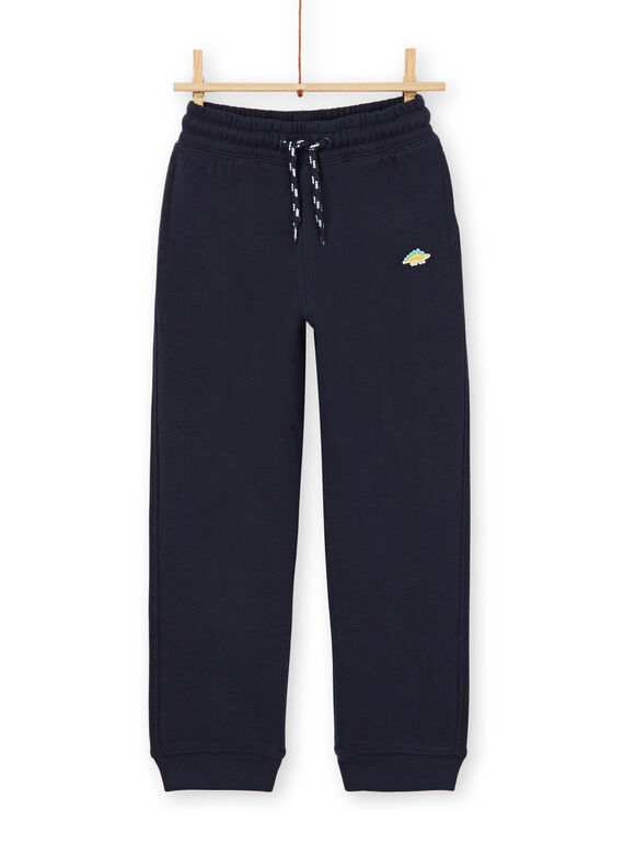 Jogginghose - Junge Kind - Mitternachtsblau LOJOJOB1 / 21S90242JGB705