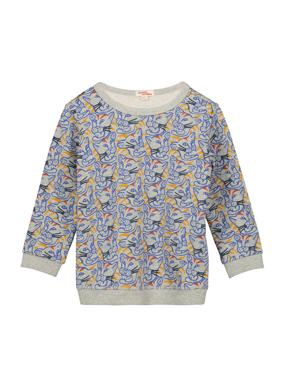 Ausgefallenes Sweatshirt mit Print für Jungen FOJOSWE2 / 19S90232SWBJ908