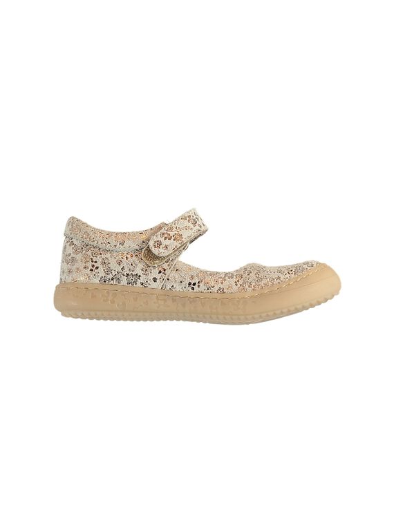 Goldfarbene Salomé-Schuhe JFBABMATER / 20SK35Y2D13954