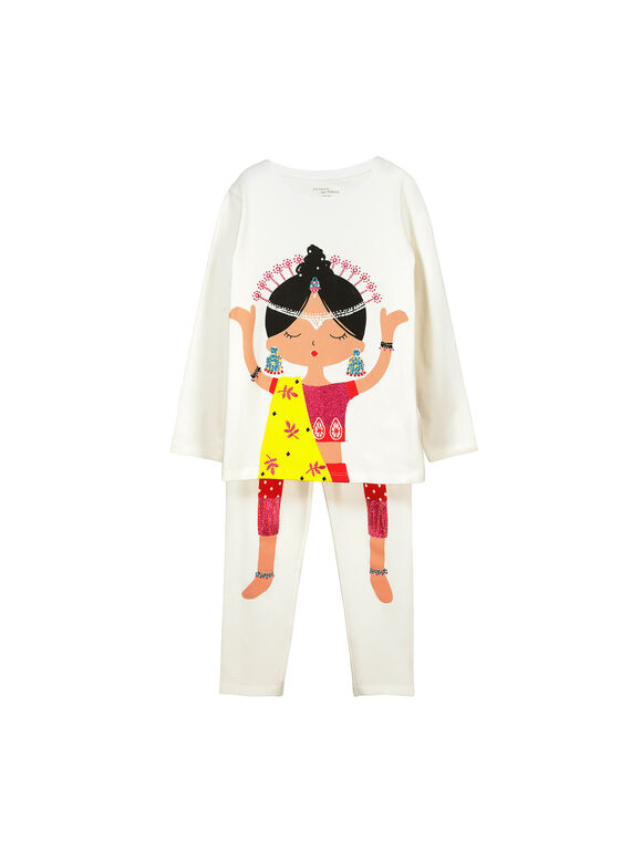 Pyjama aus Baumwolle für Mädchen FEFAPYJIND / 19SH1171PYG001