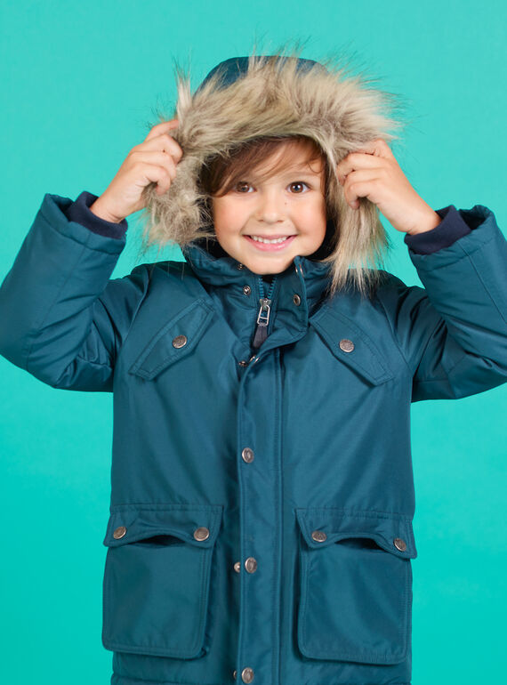 Parka mit Kapuze für Kind Junge MOGROPAR2 / 21W90251PAR716