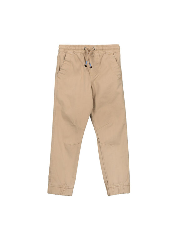 Beigefarbene Leinenhose für Jungen FOJOPANT4 / 19S90238D2BI807