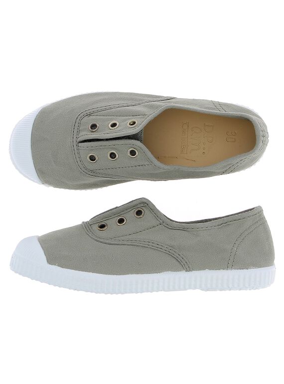 Boys' canvas trainers CGTENHERB1 / 18SK36O6D16604