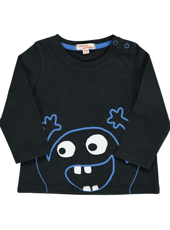 Baby boys' fancy long-sleeved T-shirt DUJOTEE1 / 18WG1032TML090