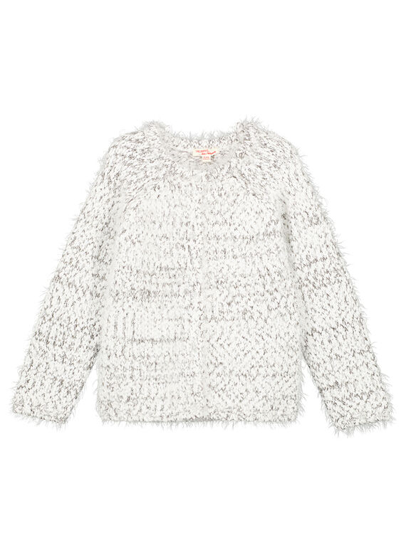 Strickjacke Mesh Feder mit Lurex GABLACAR2 / 19W901S1CAR001