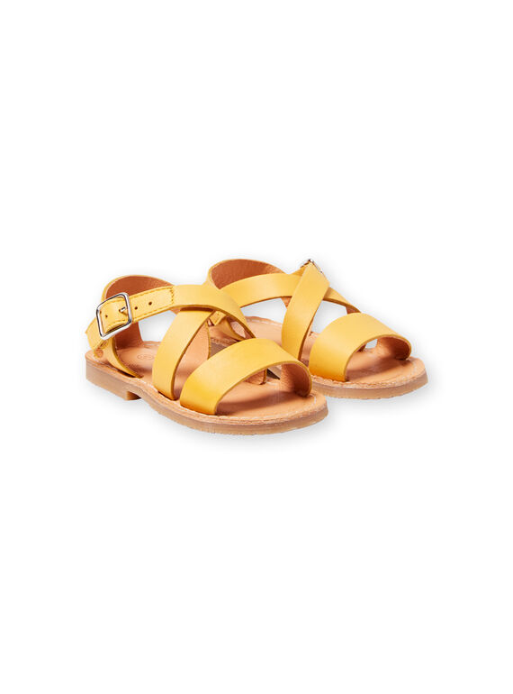 Baby Mädchen gelbe Sandalen LBFSANDSUN / 21KK3758D0E010
