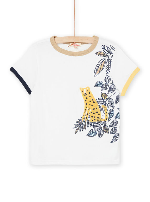 T-Shirt mit Leopardenmuster RONEOTI / 23S902O1TMC000