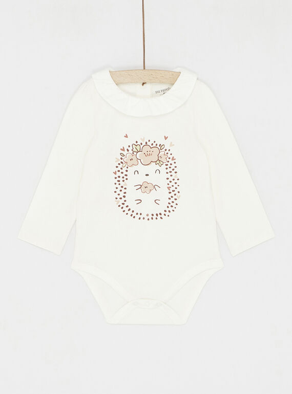 Off-white Bodysuit mit Igelmotiv SOU1BOD4 / 23WF0312BODA001