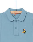 Polo-Shirt aus Piqué mit Dinosaurier-Badge ROJOPOL5 / 23S90274POLC219
