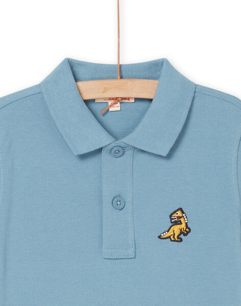Polo-Shirt aus Piqué mit Dinosaurier-Badge ROJOPOL5 / 23S90274POLC219