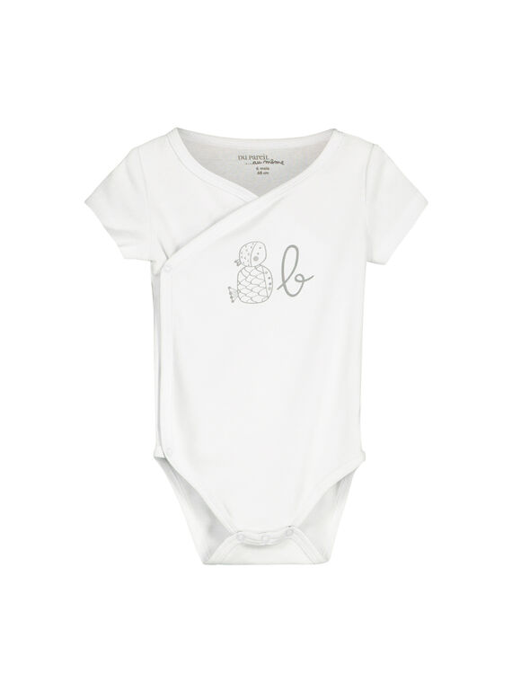 Unisex-Body mit kurzen Ärmeln für Babys FOU1BOD5 / 19SF7715BOD000