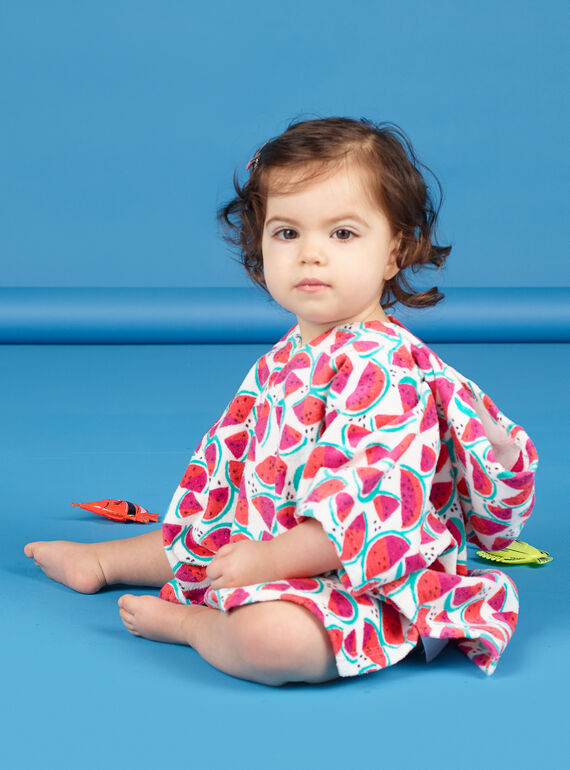 Baby Mädchen Wassermelone Bad Umhang LYICAP / 21SI09D1CDB000