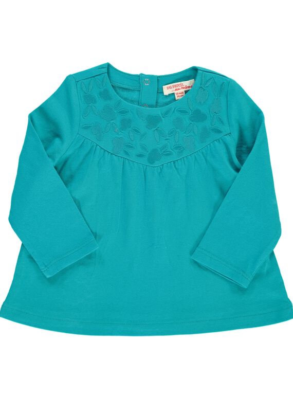 Baby girls' long-sleeved T-shirt CIJOTEE6A / 18SG09R6TML202