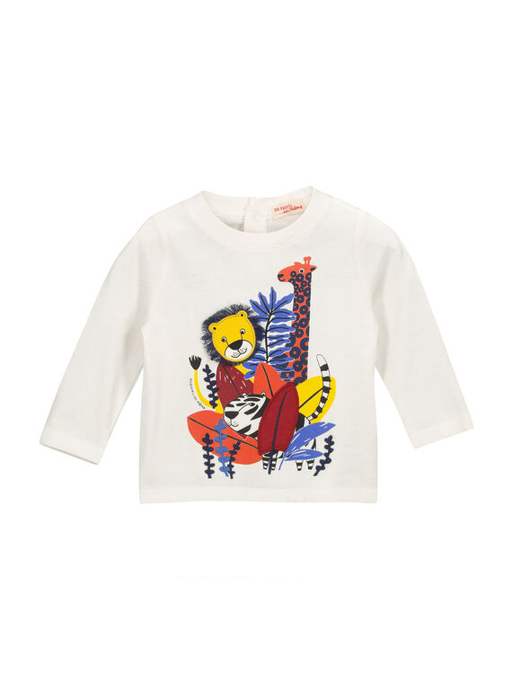 Langärmeliges Baby-T-Shirt für Jungen FUBATEE1 / 19SG1061TML001