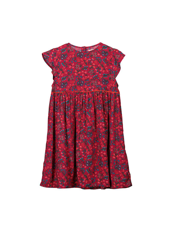 Kurzärmeliges Kleid für Mädchen FAJOROB7 / 19S90136ROB099