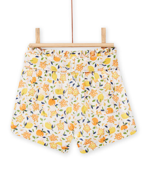 Weiße Shorts Baby Mädchen NIHOSHO / 22SG09T1SHO000