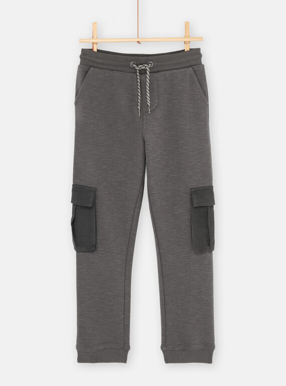 Grauer Cargo-Jogginganzug für Jungen SOVERJOG / 23W902J1JGBJ901