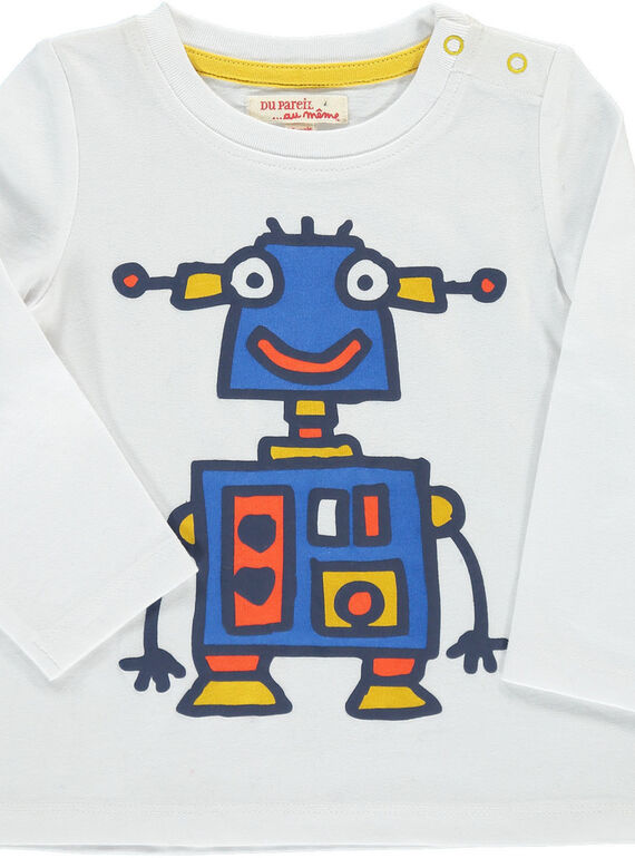 Baby boys' long-sleeved T-shirt DUBLETEE4 / 18WG1094TMLA001