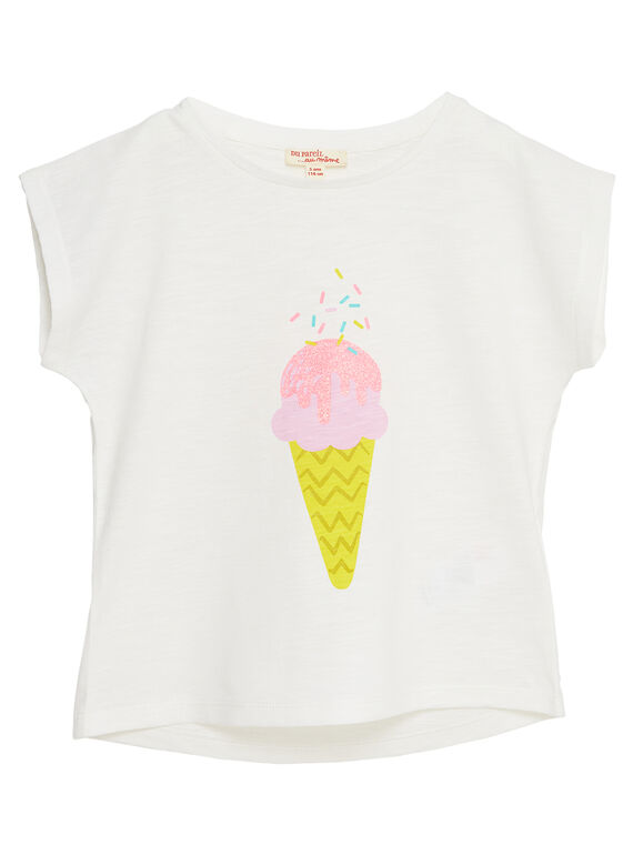 Kurzärmeliges T-Shirt mit Eisaufdruck JAJOTI10 / 20S901T3D31001