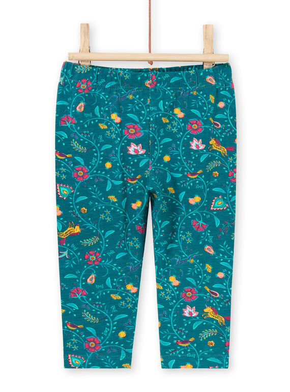 Baby Mädchen Ente Blau Floral Legging MYITULEG / 21WI09K1CAL714