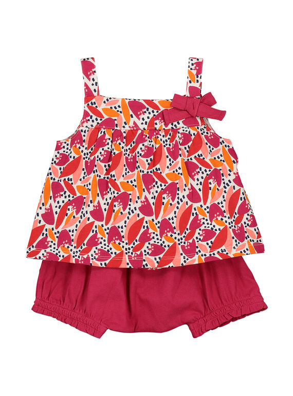 Baby-Set aus Kleid und Bloomers für Mädchen FIPLAENS1 / 19SG09P1ENS000