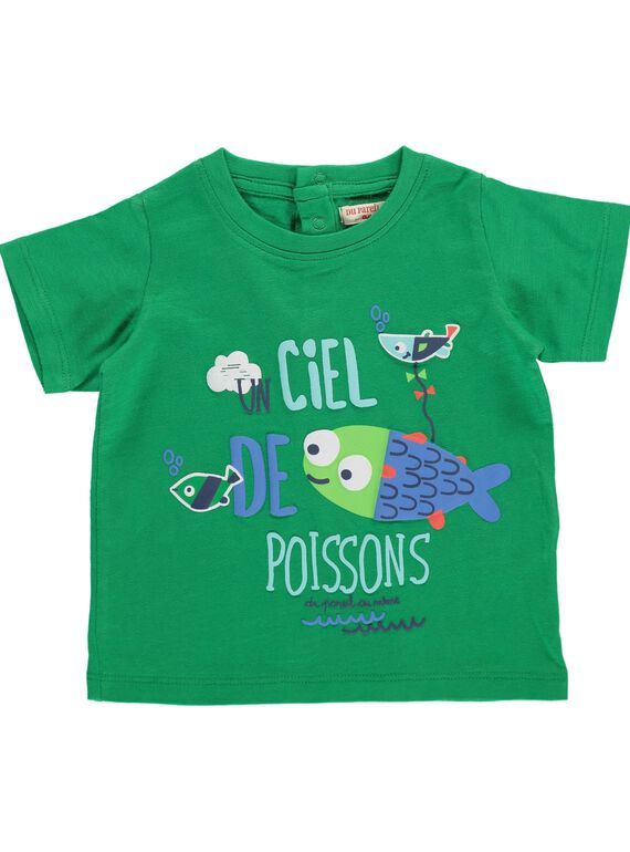 Baby boys' short-sleeved T-shirt CUMATI1 / 18SG10U1TMC600