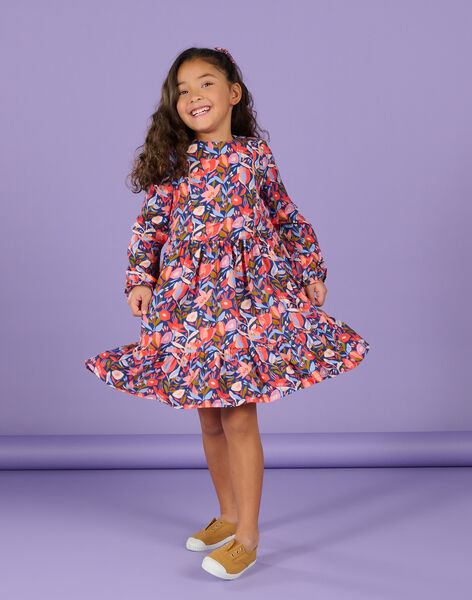 Kleid mit Blumenmuster RAPUROB1 / 23S901L1ROB703