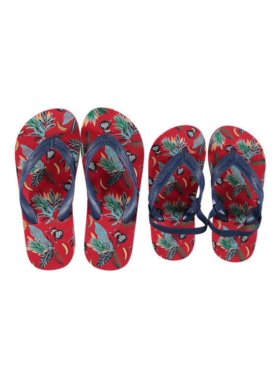 Flipflops aus EVA mit Affendruck für Jungen FGTONGSIN / 19SK36G2D01050