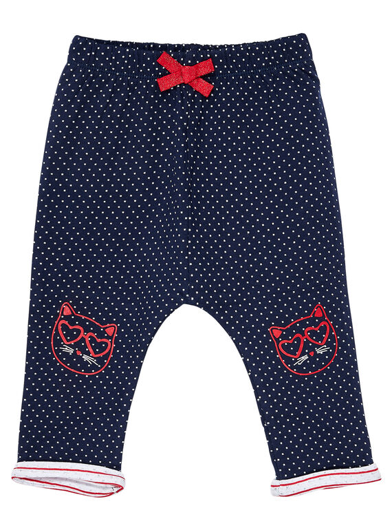 Baby-Hose aus Doppeljersey für Mädchen JIGRAPAN / 20SG09E1PAN070