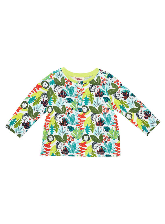 Tunesisches Baby-T-Shirt für Jungen, mit All-over-Druck JUCLOTEE1 / 20SG1012TML001