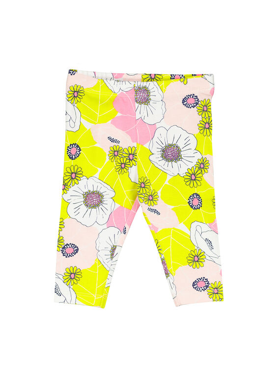 Leggings mit Blumendruck für Babys Mädchen FYIPOLEG / 19SI09C1CAL099