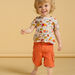 Baby Junge orangefarbene Shorts