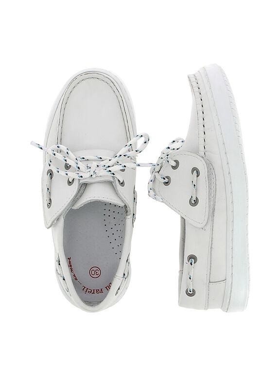 Boys' boat shoes CGBATVELAC / 18SK36W2D4N000