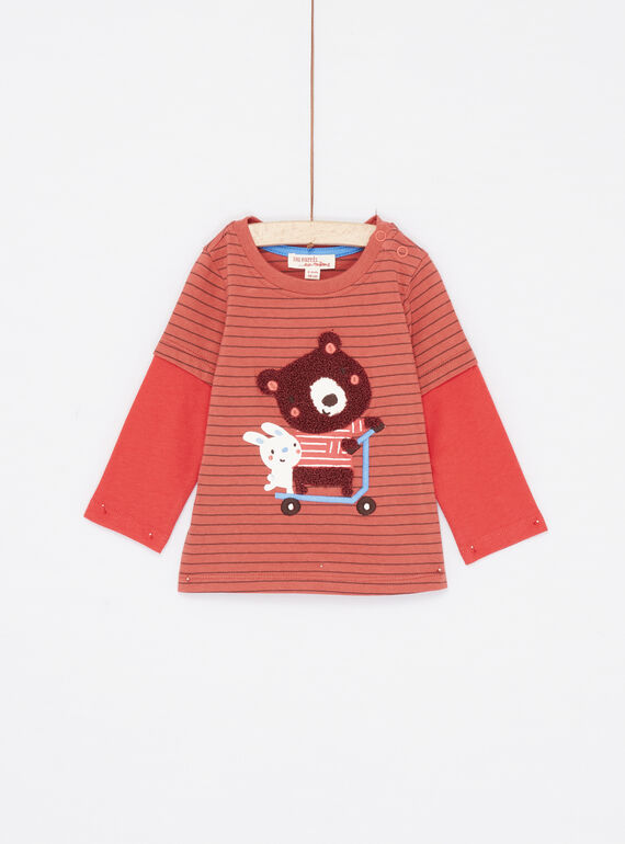 T-Shirt mit Streifenmuster, Baby Jungen SUFORTEE3 / 23WG10K3TMLF519