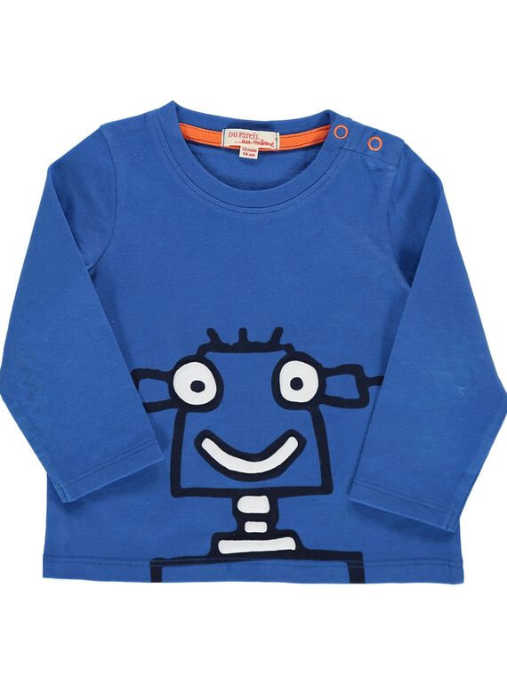 Baby boys' fancy long-sleeved T-shirt DUJOTEE3 / 18WG1039TMLC209